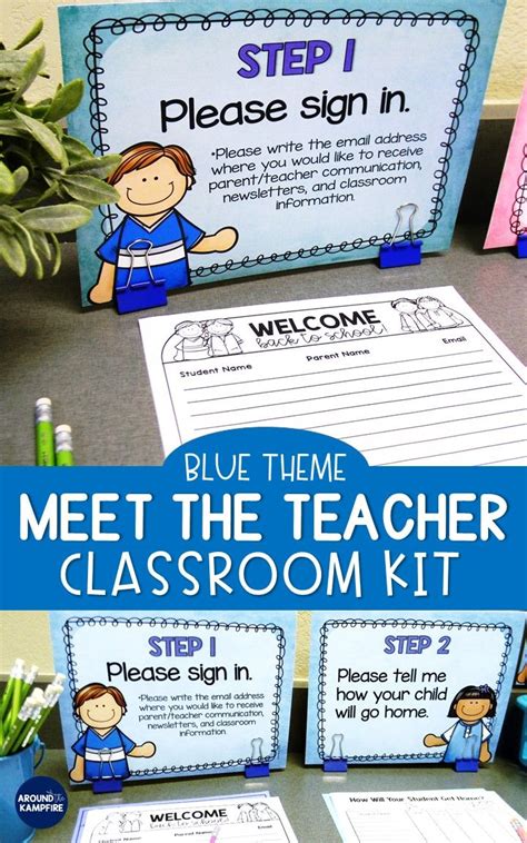 Manage Meet The Teacher Night Like A Pro With This Editable Classroom