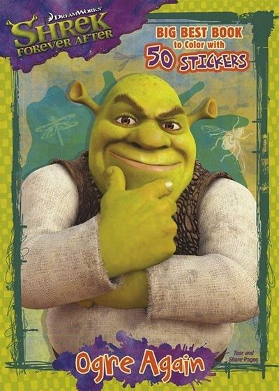 Shrek Forever After Ogre Again Big Best Book To Color