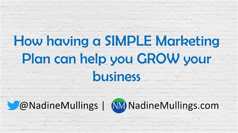 How Having A Simple Marketing Plan Can Help You Grow Your Business