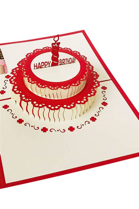 Custom Photo 3d Pop Up Birthday Cards Birthday Cake Pop Up Greeting