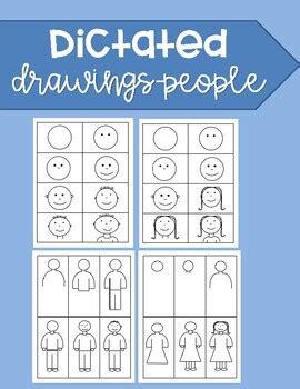 Dictated Drawings-People by Connected N SPED | Teachers Pay Teachers