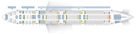 Seat Map And Seating Chart Boeing 747 400 Lower Deck El Al Boeing 747