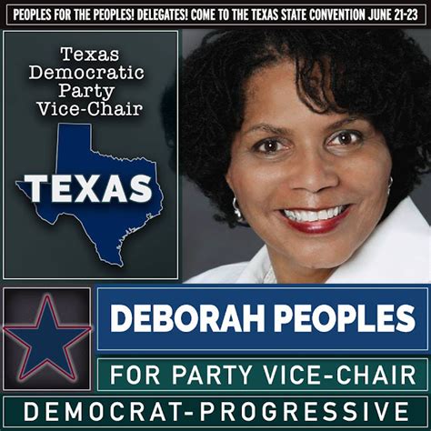 Deborah Peoples Texas Democratic Party Vice Chair