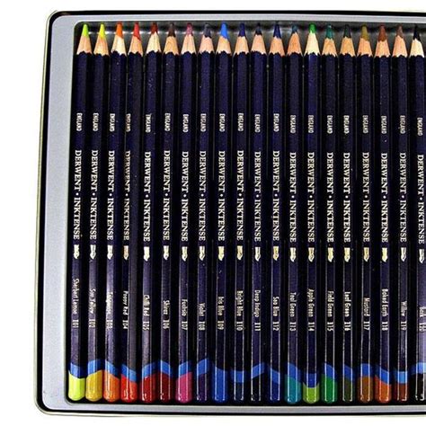 Shop Derwent Inktense Colored Pencils Set Of 24 Free Shipping Today