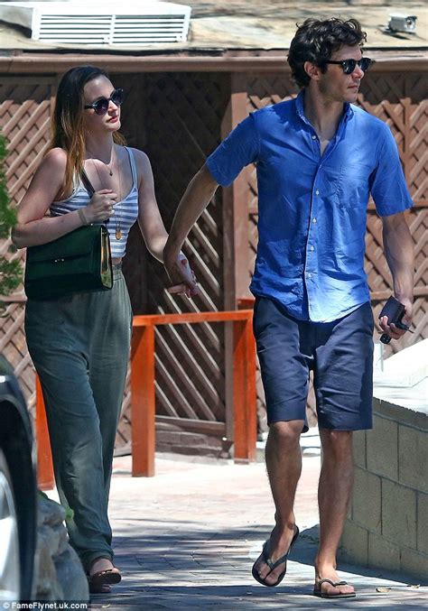 Leighton Meester And Adam Brody Step Out For A Romantic Meal Daily