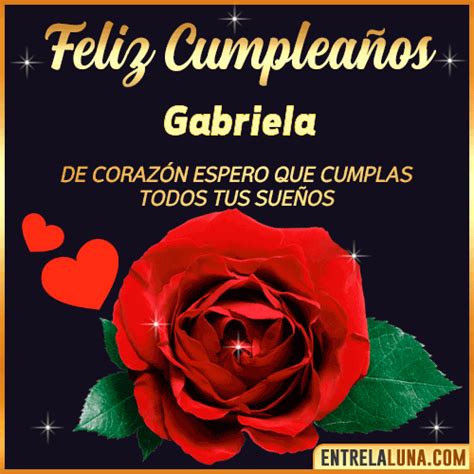 【º‿º】 Feliz Cumpleaños Gabriela【 ️】32 Tarjetas Y 