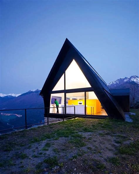 The Structure Is What You Would Think An A Shaped Triangular Home That