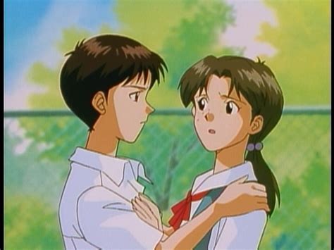 Top Anime Kisses Shinji Evangelion Scene Hikari Kisses Evageeks Fan