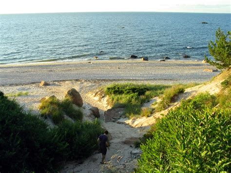 The sites are decently spaced apart and most are pull thrus but there isn't any privacy. Sunset From Beach, Wildwood State Park, Wading River, Long ...