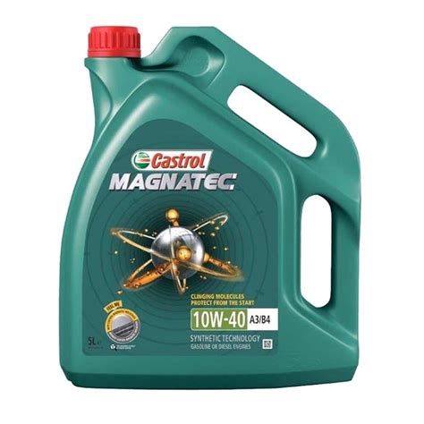 Castrol Magnatec 10w 40 A3 B4 Semi Synthetic Engine Oil 5 Litre For