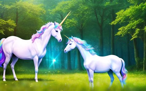 Fairy Tale Forest Unicorn Stock Illustrations 421 Fairy Tale Forest