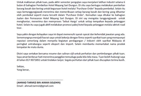 9.contoh surat lamaran kerja via email untuk administrasi. Contoh Surat Permohonan Kerja Melalui Pos - Budak Bandung ...