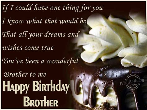 Birthday Wishes For Brother Quotes Quotesgram