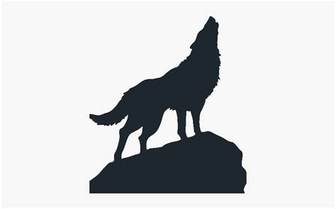 Wolf2 Black Wolf Howling Drawing Hd Png Download Kindpng