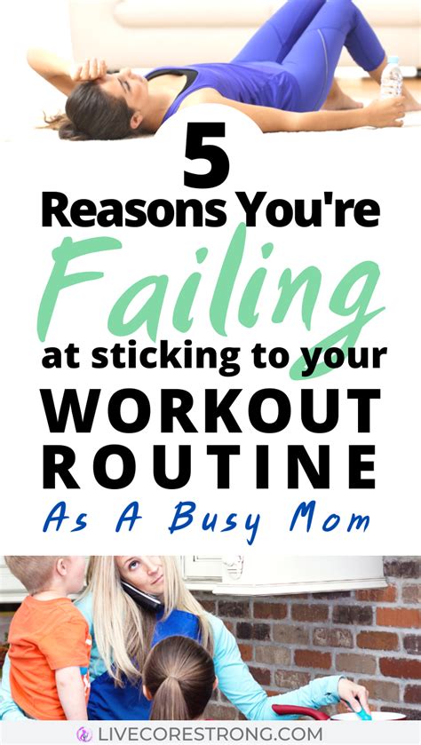 Workout Routines 5 Reasons Why Youre Failing At Sticking To Your