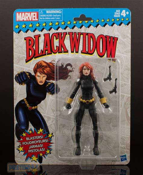 Hasbro Marvel Legends Vintage Series Black Widow Review Preternia