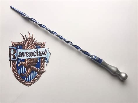 Handmade Ravenclaw Hogwarts House Harry Potter Wand Etsy