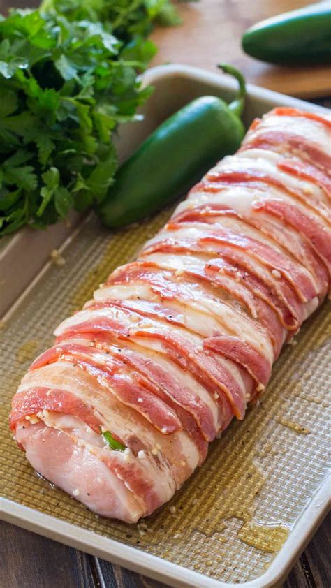 Bacon Wrapped Pork Tenderloin Sweet And Savory Meals