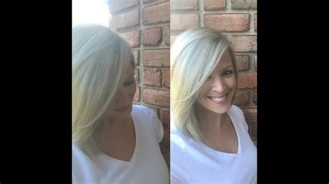 This dirty blonde hair dye is chic and sophisticated. At Home BLONDE Hair Color Drugstore Brand - YouTube