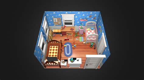 Andys Room 3d Model By Ramón Ruiz Iz F8506e3 Sketchfab