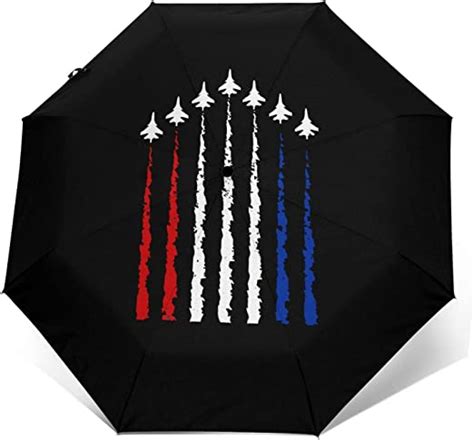 Red White Blue Air Force Flyover Umbrellas Windproof