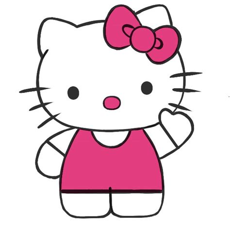 How To Draw Hello Kitty Step By Step With Pencil