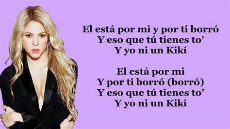 Shakira Loca Spanish Version Ft El Cata Lyricsletra Youtube