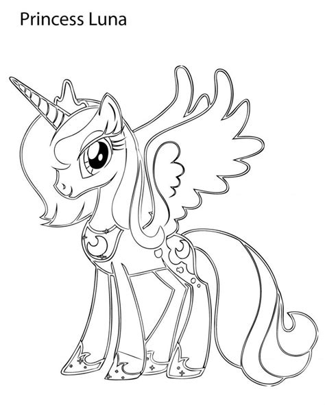 Princess Luna Coloring Pages Best Coloring Pages For Kids