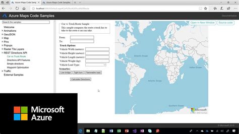 Quickstart How To Get Started With Azure Maps Greg Use Traffic Apis In