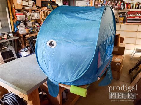 Diy Miter Saw Hood Dust Collector Tent Prodigal Pieces