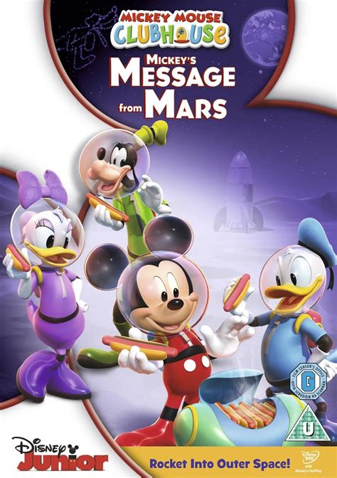 Mickey Mouse Clubhouse Mickeys Message From Mars Dvd Uk
