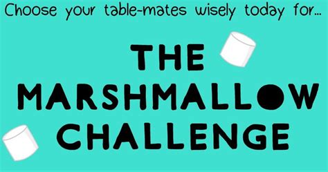 Math Love First Annual Marshmallow Challenge