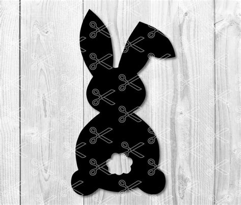 Easter Bunny Svg Dxf Png Cut Files Rabbit Svg File For Silhouette And