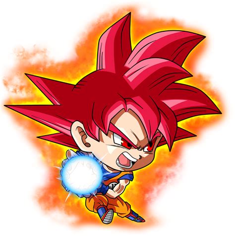 Goku Ssj God Chibi By Saodvd Anime Dragon Ball Anime Dragon Ball