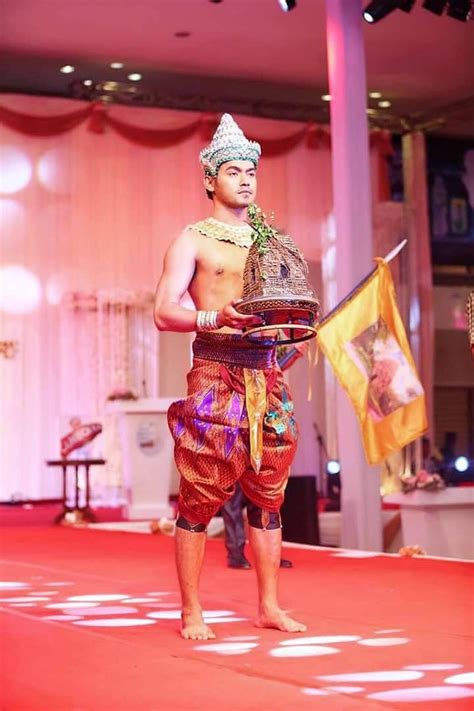 Cambodian Man In Traditional Costume Amazing Cambodia Ancient