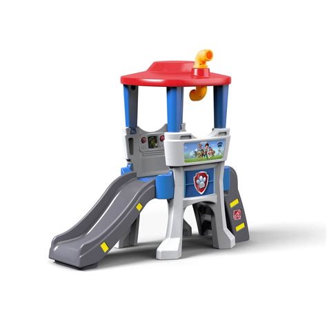Step2 Paw Patrol Lookout Climber With Slide And Lookout Tower Walmart