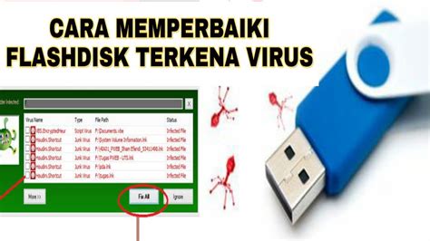 Ya memang cara ini harus dilakukan ketika semua cara yang lain tidak bisa mengatasi masalah anda. Cara Memperbaiki Flashdisk Terkena Virus Menggunakan ...