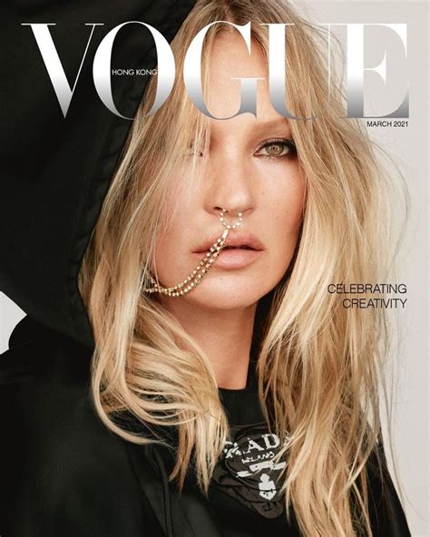 Kate Moss Is The March Cover Star Of Vogue Hong Kong Photos Kate