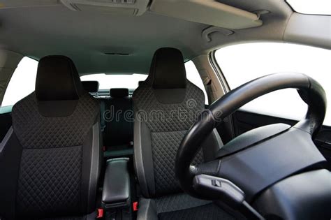 Empty Car Front Seats Stock Photo Image Of Textile 216230516