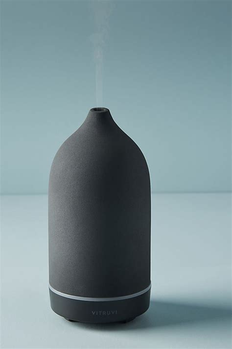 Vitruvi Black Stone Essential Oil Diffuser By In Size All Wellness At