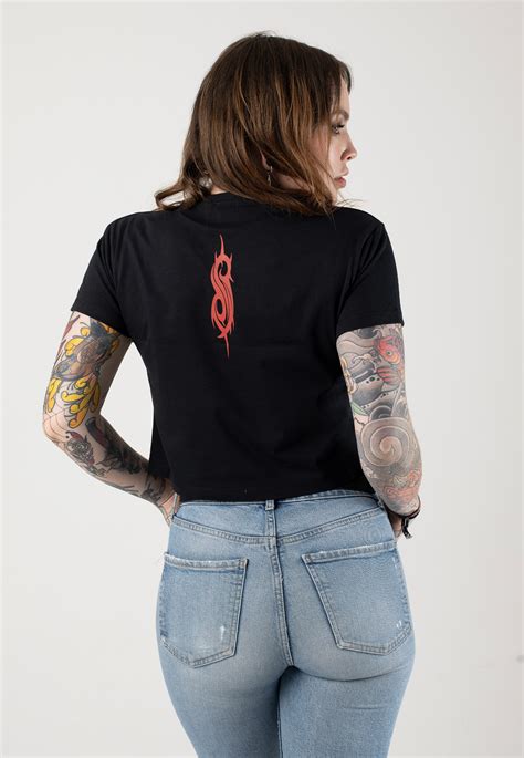 Slipknot Band Frame Cropped T Shirt Impericon En