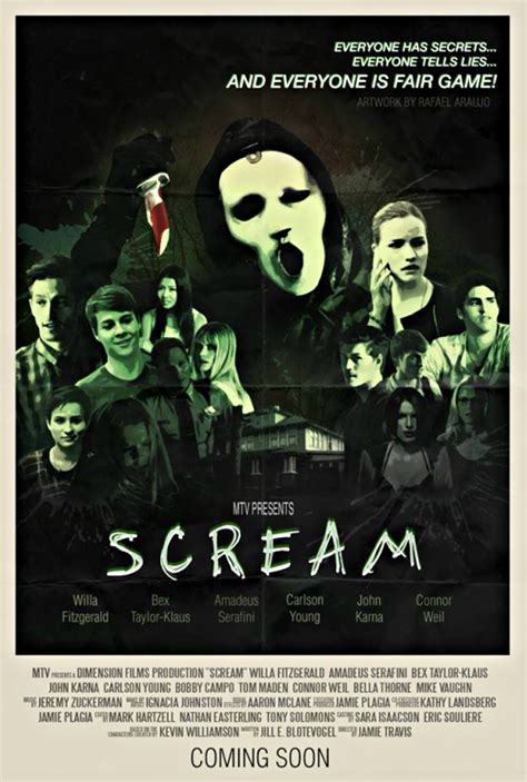 Mtv Scream Poster Made By Scream Brasil Trustmeitsgonnahurt Scream