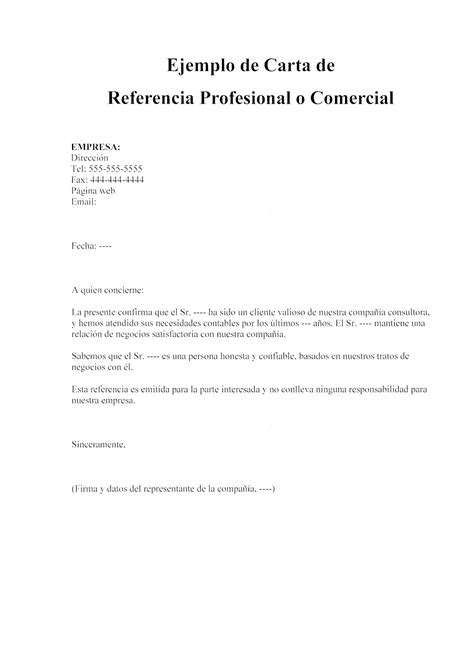 Carta De Referencia Profissional Exemplo Financial Report