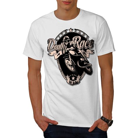 Wellcoda Racing Motorbike Mens T Shirt Motorcycle Graphic Design