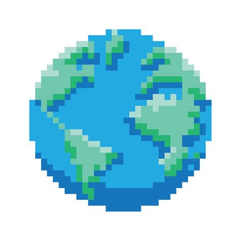Pixel Planet Vector Art Icons And Graphics For Free Download
