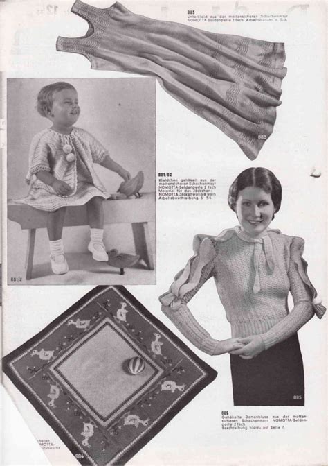 The Vintage Pattern Files 1930s Knitting Die Schachenmayrin 1233