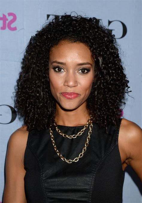 Annie Ilonzeh Shoulder Length Black Curly Hairstyle For Black Women Styles Weekly