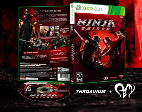 Ninja Gaiden 3 Xbox 360 Box Art Cover By Panvium