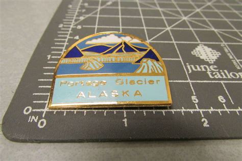 Portage Glacier Alaska Lapel Pin Beautiful Pin Great Collectible