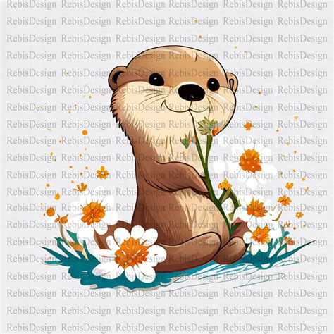 Cute Otter Drawing